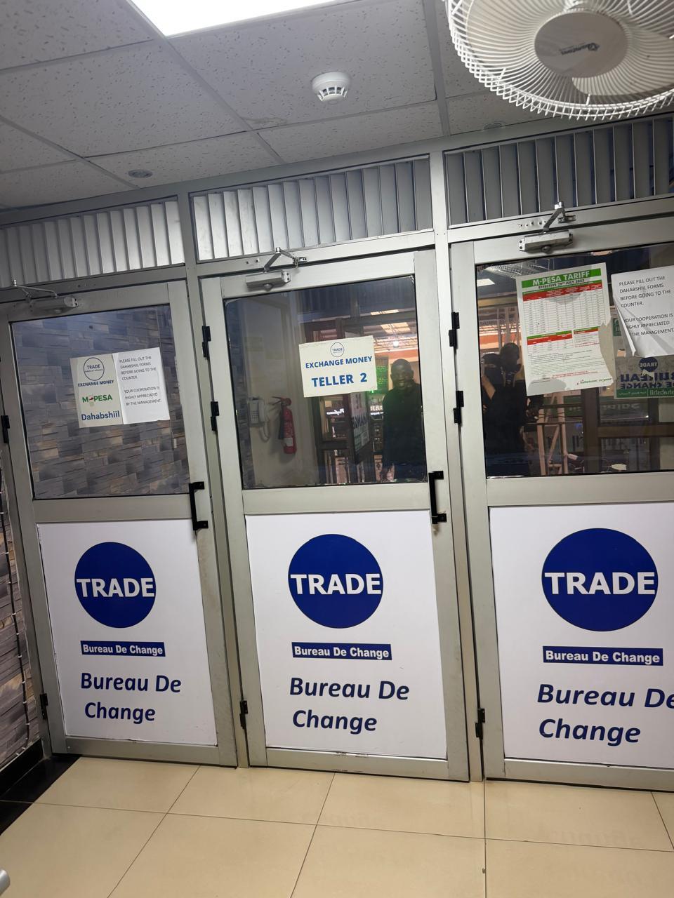 TradeBureauDeChange branch teller doors