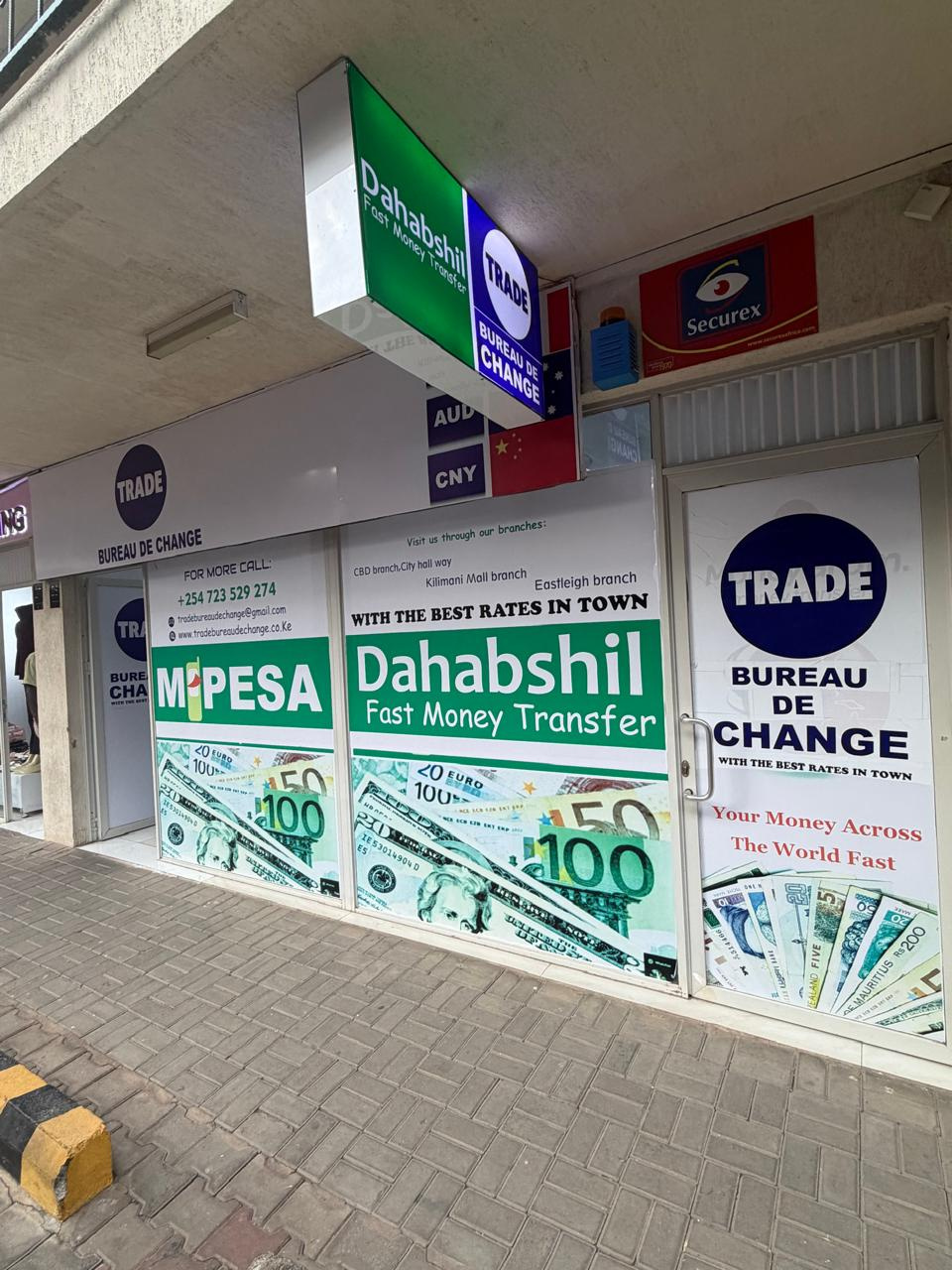 TradeBureauDeChange branch storefront